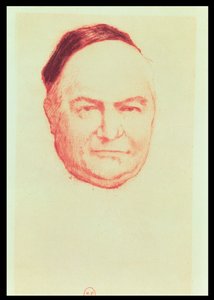 Charles Augustin Sainte-Beuve的肖像（1804-69） 作者 阿曼德·拉森福斯